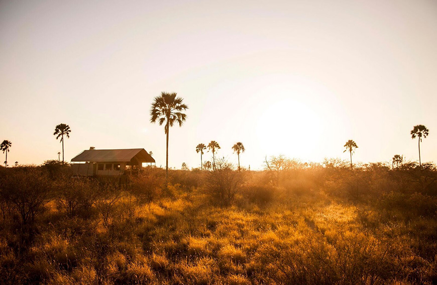 Guest tent - Camp Kalahari - Makgadikgadi Pans National Park