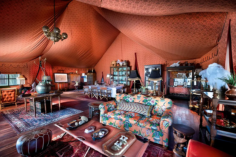 Living area - Jack's Private Camp - Makgadikgadi Pans, Botswana