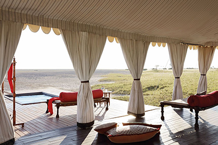 Swimming pool - San Camp - Makgadikgadi Pans National Park Botswana