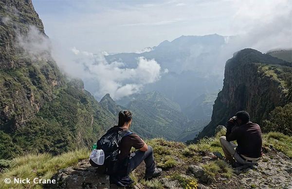 trekking from Aynameday to Chennek