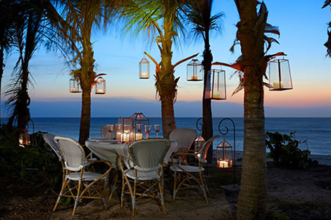 Outdoors dining - Thanda Island - Tanzania