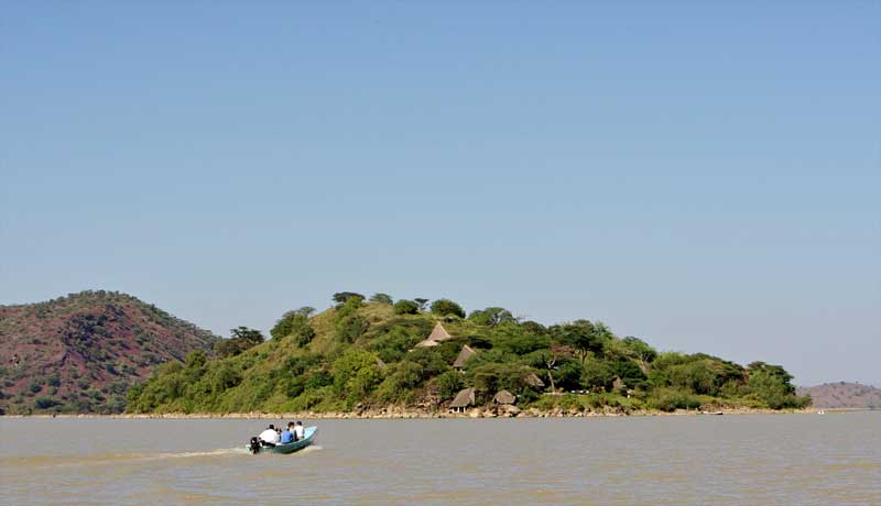 Samatian Island Lodge - Lake Baringo - Kenya Safari Lodge