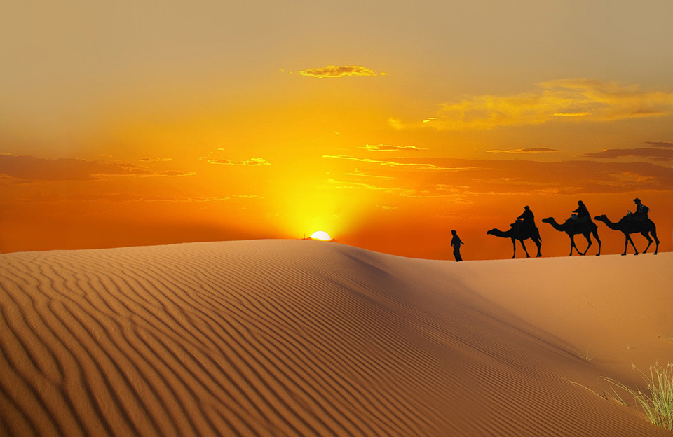 Sahara desert in Morocco