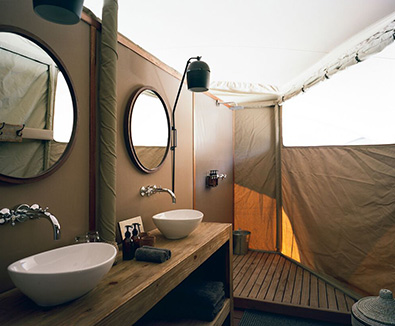 Bathroom - Hoanib Valley Camp - North Damaraland, Namibia