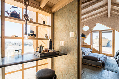 Room interior - Shipwreck Lodge - Skeleton Coast, Namibia