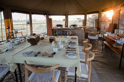 Namiri Plains Camp - Serengeti National Park - Tanzania Safari Camp