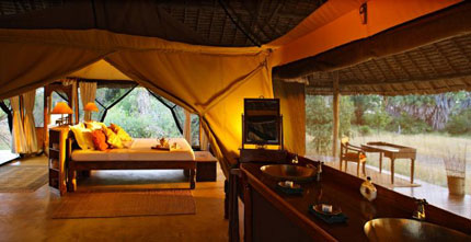 Siwandu Camp - Selous Game Reserve - Tanzania Safari Camp