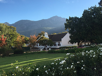 Franschoek in South Africa