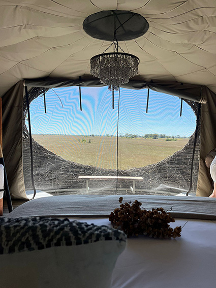 Tent interior - Chisa Nest - Busanga Plains Camp