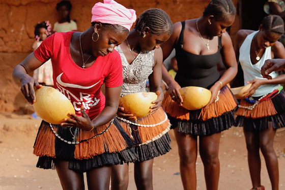 Vaca Bruto Mask Dance in Bijagos, Guinea-Bissau