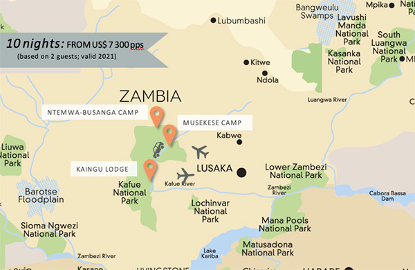 Kafue Exploration - Map