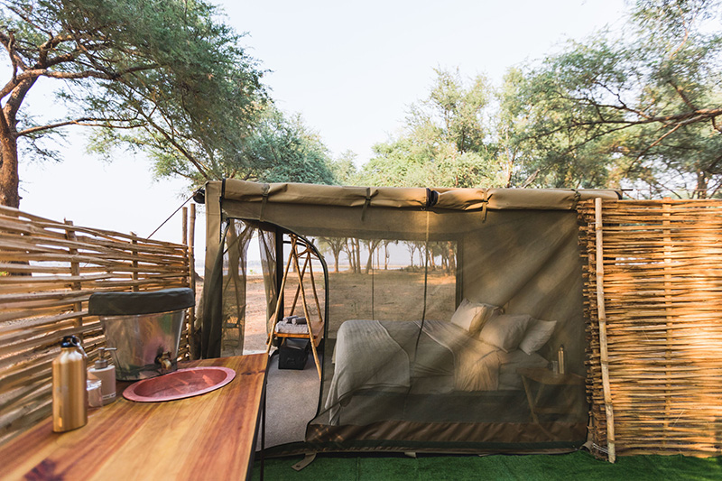 Bathroom - Kutali Camp - Lower Zambezi National Park, Zambia