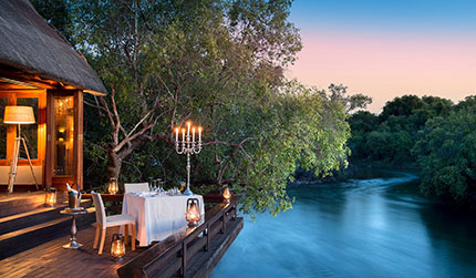 Dining area - Royal Chundu – Island Lodge