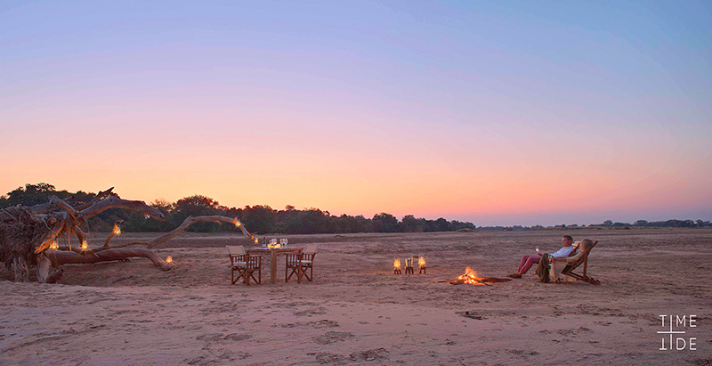 Camp fire - Time + Tide Chinzombo - South Luangwa National Park, Zambia