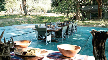 Dining area - Mana River Camp